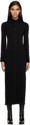 Filippa K Black Shirt Maxi Dress
