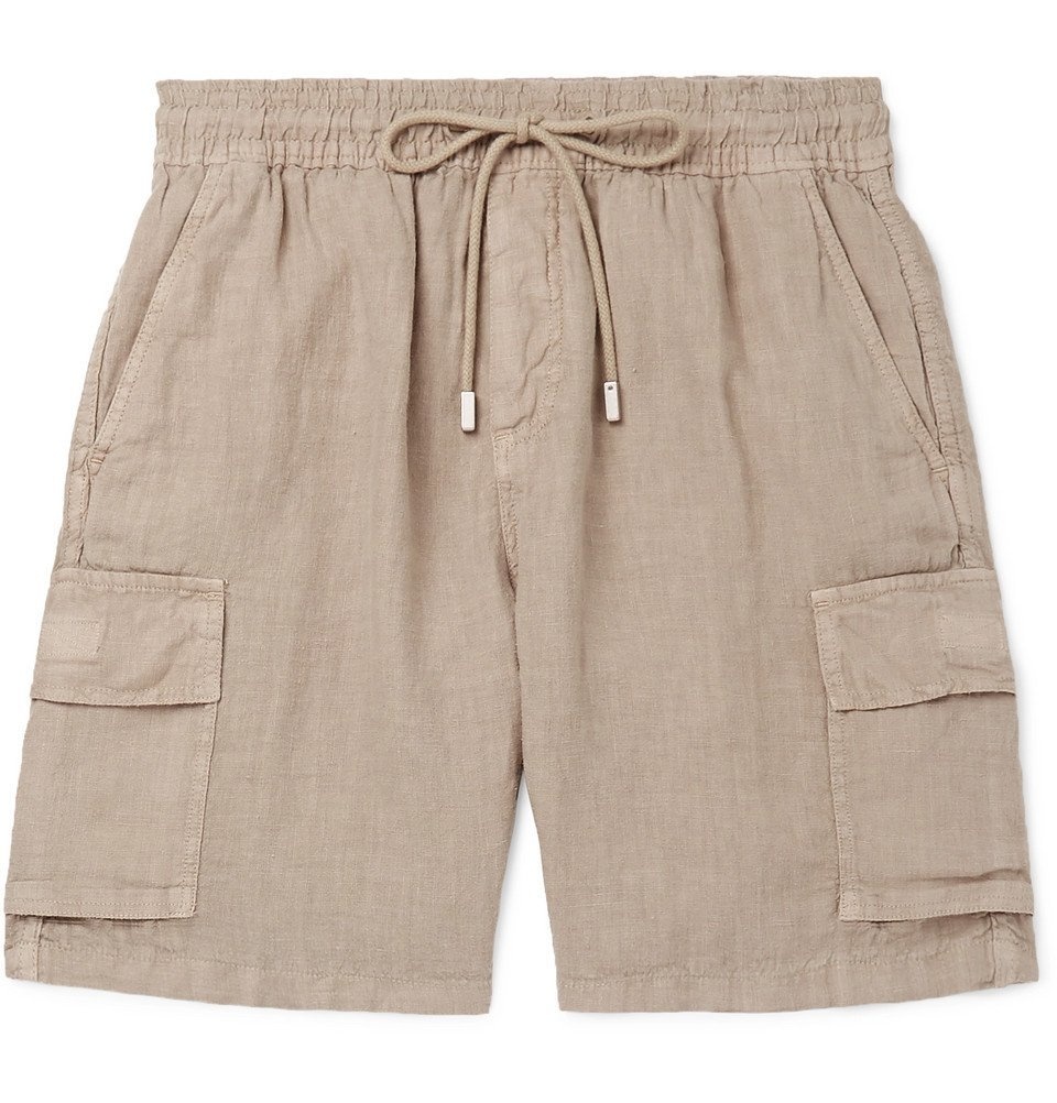 Vilebrequin - Baie Linen Cargo Shorts - Men - Cream Vilebrequin