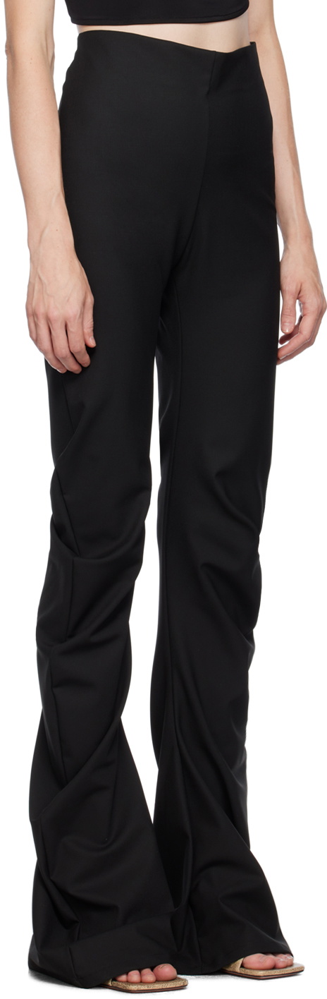 Jade Cropper Black Twisted Trousers