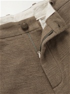 11.11/eleven eleven - Organic Cotton-Canvas Shorts - Brown
