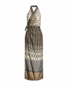 Brunello Cucinelli Womens Maxi dress in Beige