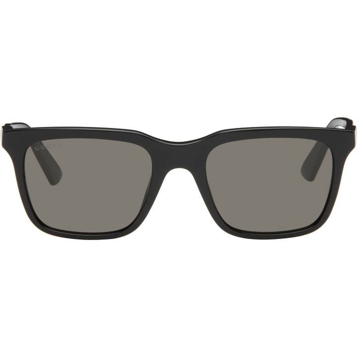 Photo: Gucci Black Rectangular Sunglasses