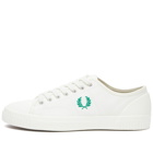 Fred Perry Men's Hughes Low Canvas Sneakers in Light Ecru