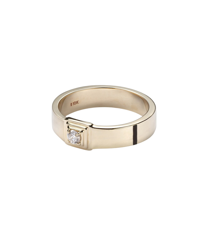 Photo: Stone and Strand 10kt gold ring with diamonds