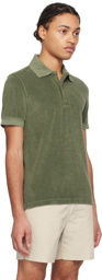 TOM FORD Khaki Embroidered Polo