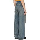 MM6 Maison Margiela Blue Aged Denim Jeans