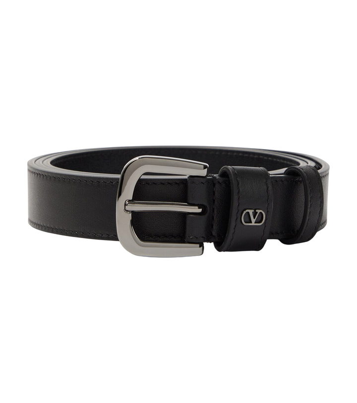 Photo: Valentino Garavani VLogo leather belt