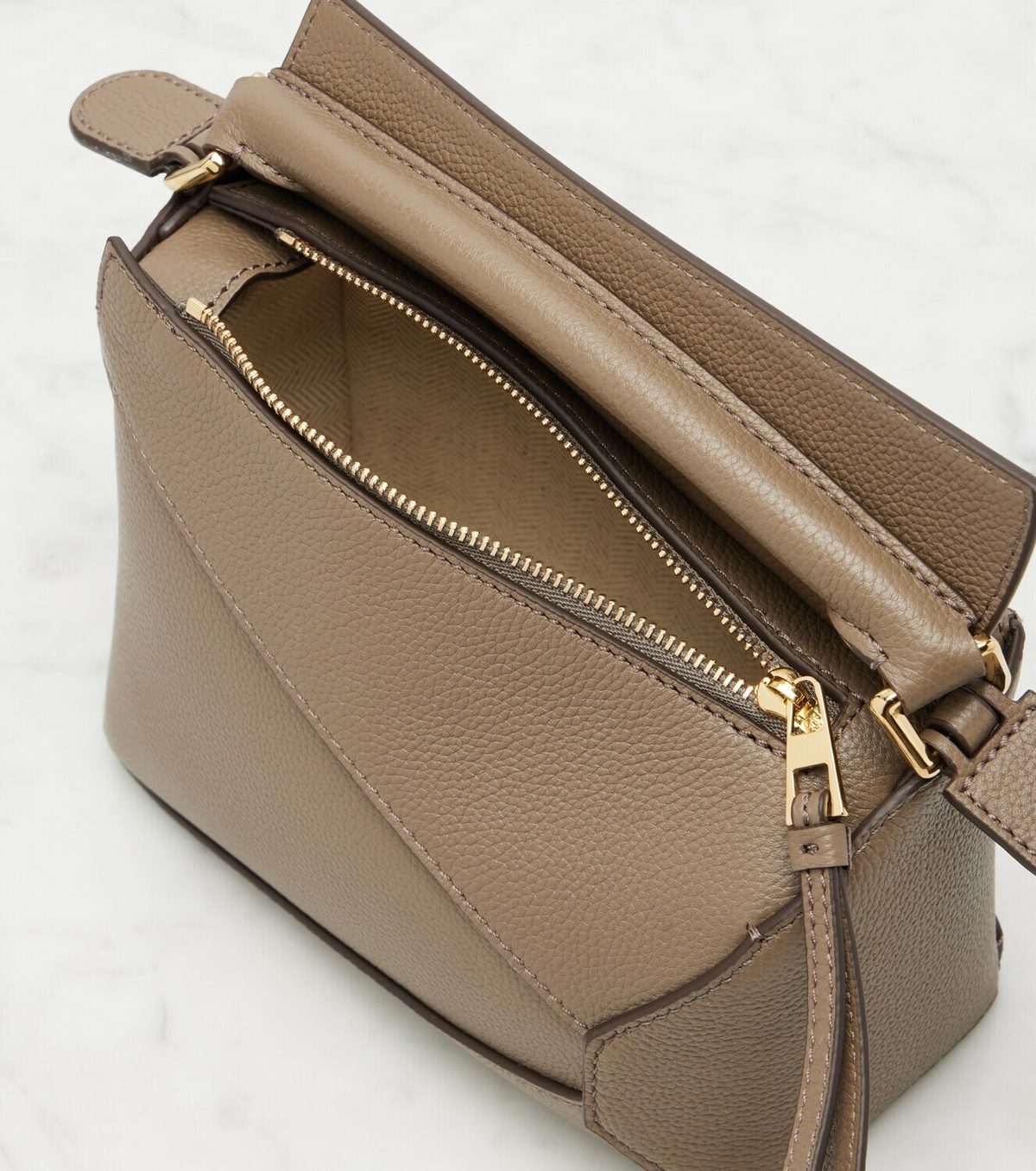 Loewe Puzzle Edge Mini leather tote bag