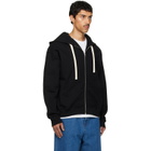 Jil Sander Black Zip Hoodie