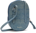 JW Anderson Blue Medium Cap Leather Crossbody Bag