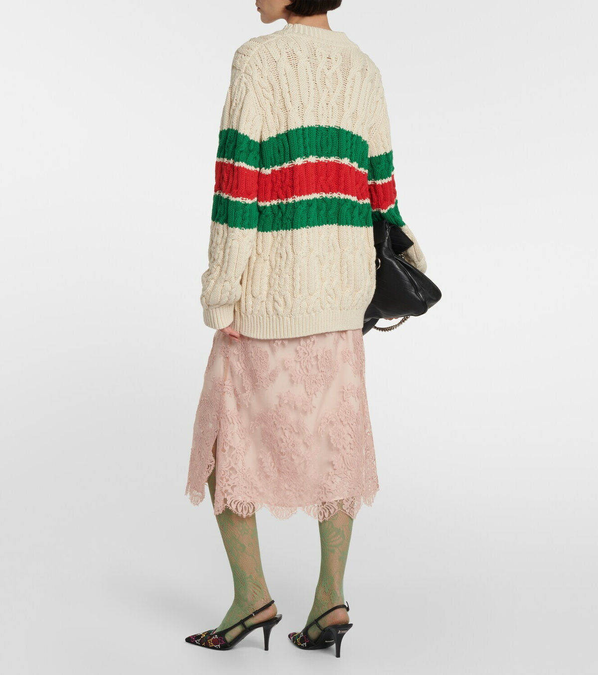 Gucci Web Stripe cotton cardigan Gucci