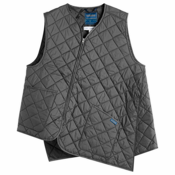 Photo: Comme des Garçons SHIRT Men's x Lavenham Thornham Vest in Black