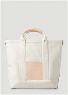 Campus Small Tote Bag in Beige