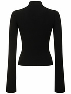 COURREGES Hyperbole Rib Knit Viscose Sweater