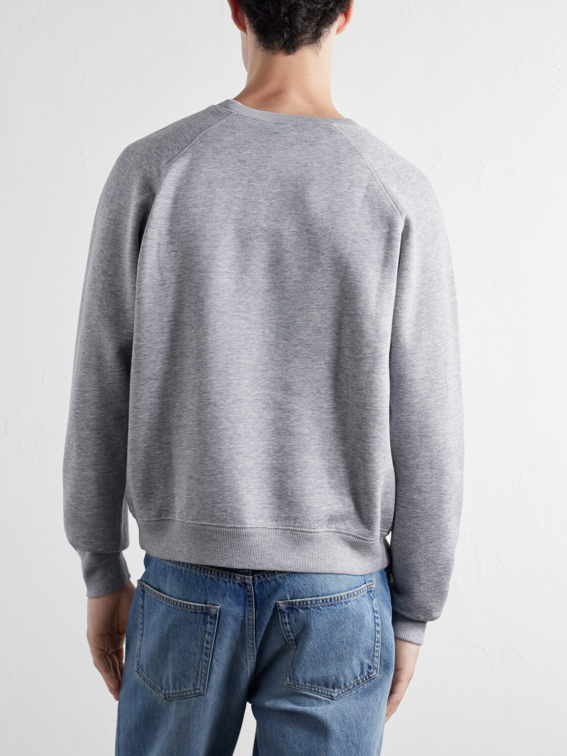 TOTEME - Cotton and Silk-Blend Jersey Sweater - Gray