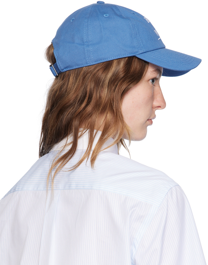Sporty & Rich Blue 'Health is Wealth' Cap