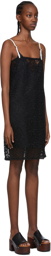 JW Anderson Black Polyester Mini Dress