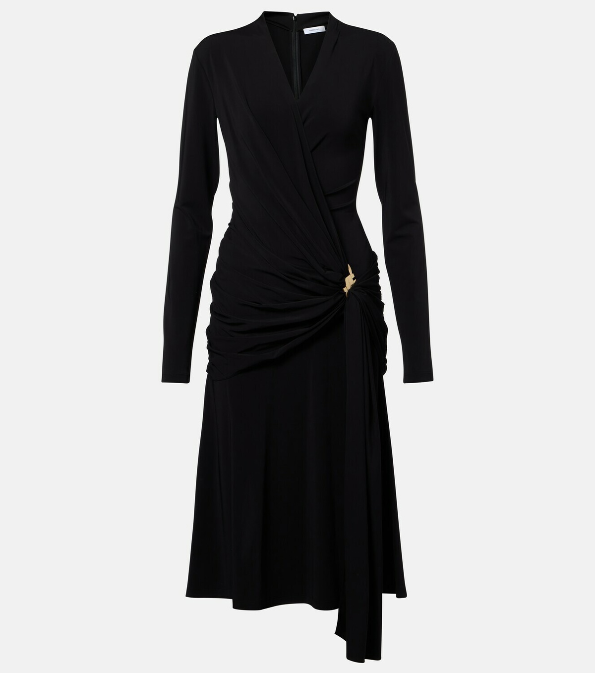 Ferragamo Draped jersey midi dress