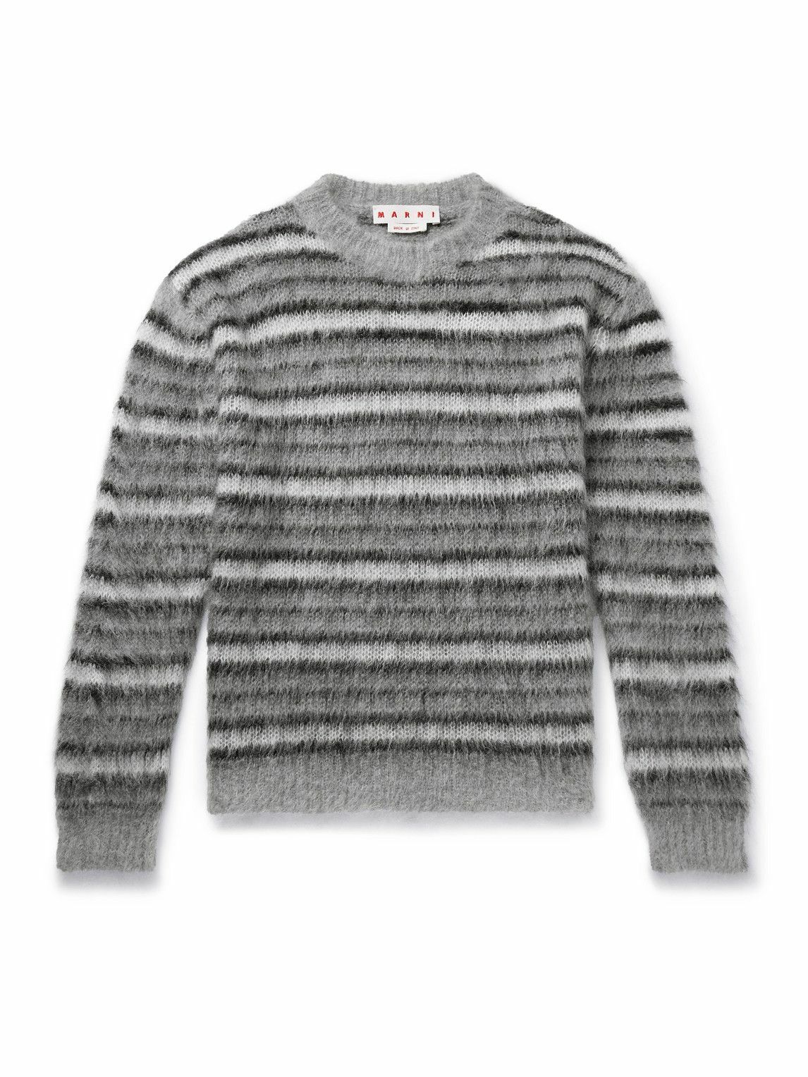 【送料&関税込】Marni Embroidered Mohair Blend Sweater MARNI Mohair-blend sweater | NET-A-PORTER
