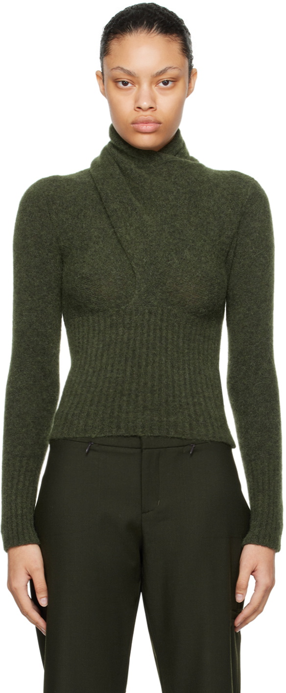 Paloma Wool Khaki Fico Turtleneck Paloma Wool