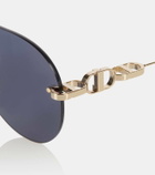 Dior Eyewear CD Chain M2U mask sunglasses