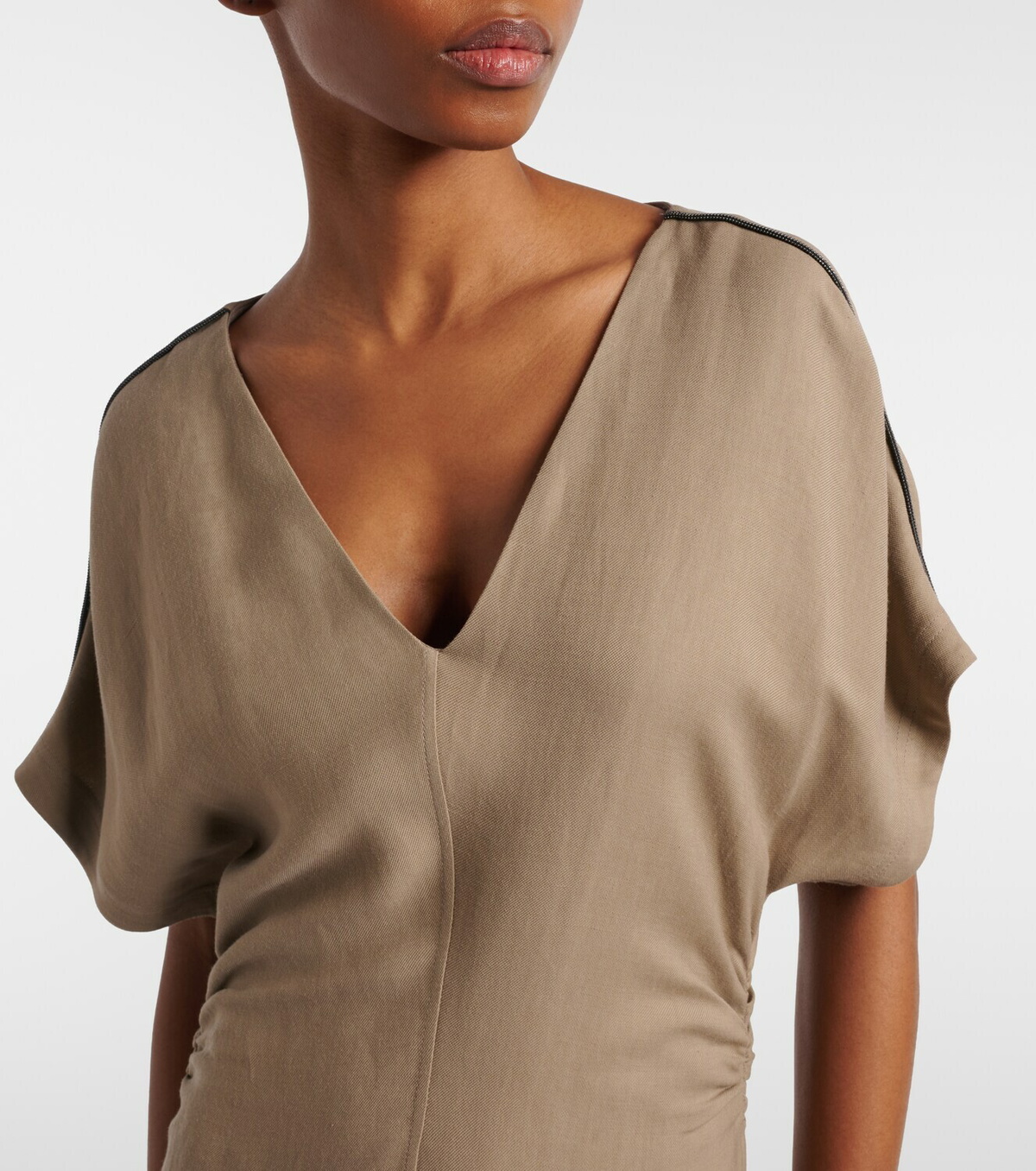 Brunello Cucinelli Monili midi dress