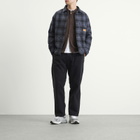 Service Works Men's Thistle Plaid FOH Jacket in Black
