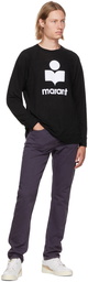 Isabel Marant Black Kieffer Long Sleeve T-Shirt