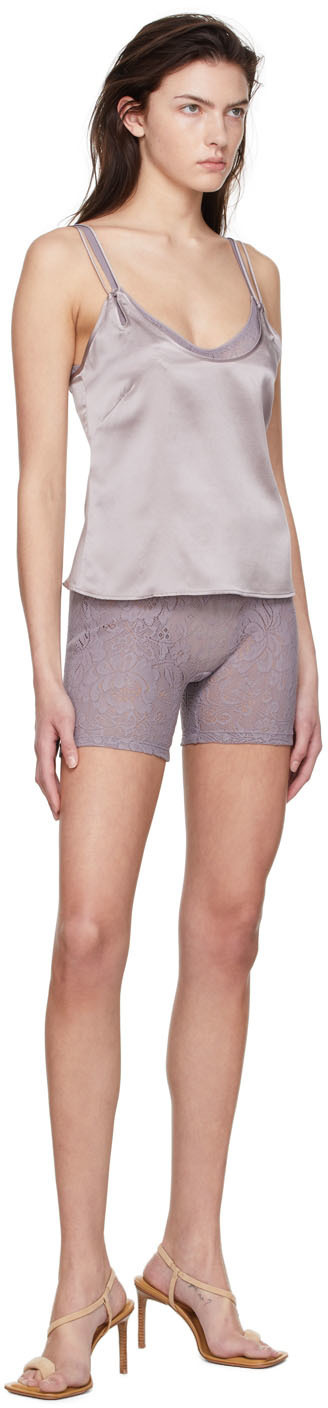 Araks SSENSE Exclusive Grey Silk Camisole