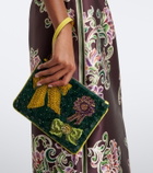 Alémais Rosette embellished pouch