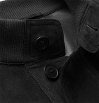 The Row - James Suede Bomber Jacket - Dark gray