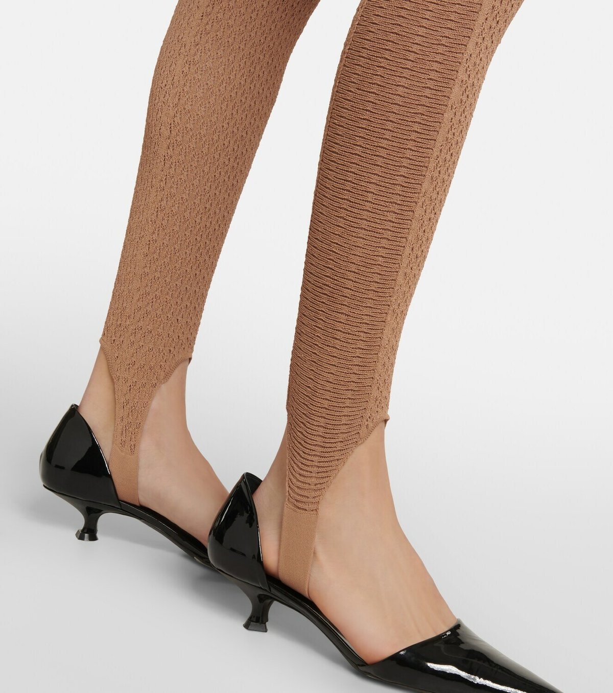 Khaite - Lace stirrup leggings