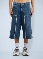 Palm Angels Curved Logo Skater Shorts