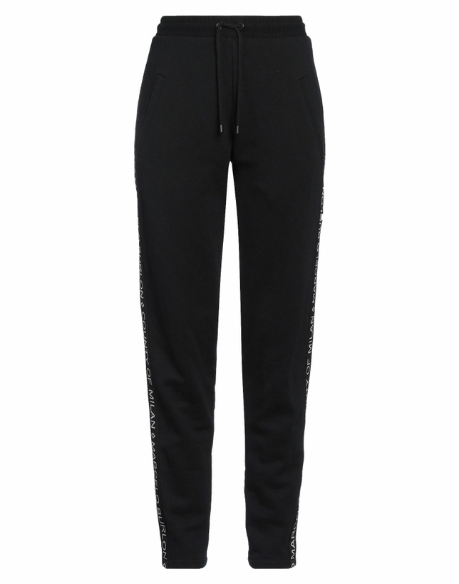 Photo: Marcelo Burlon Womens Pants in Black
