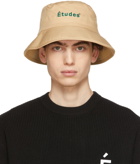 Études SSENSE Exclusive Beige Training Bucket Hat