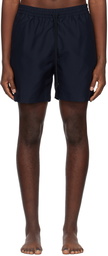 Carhartt Work In Progress Navy Chase Swim Shorts