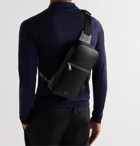 Paul Smith - Textured-Leather Sling Backpack - Black