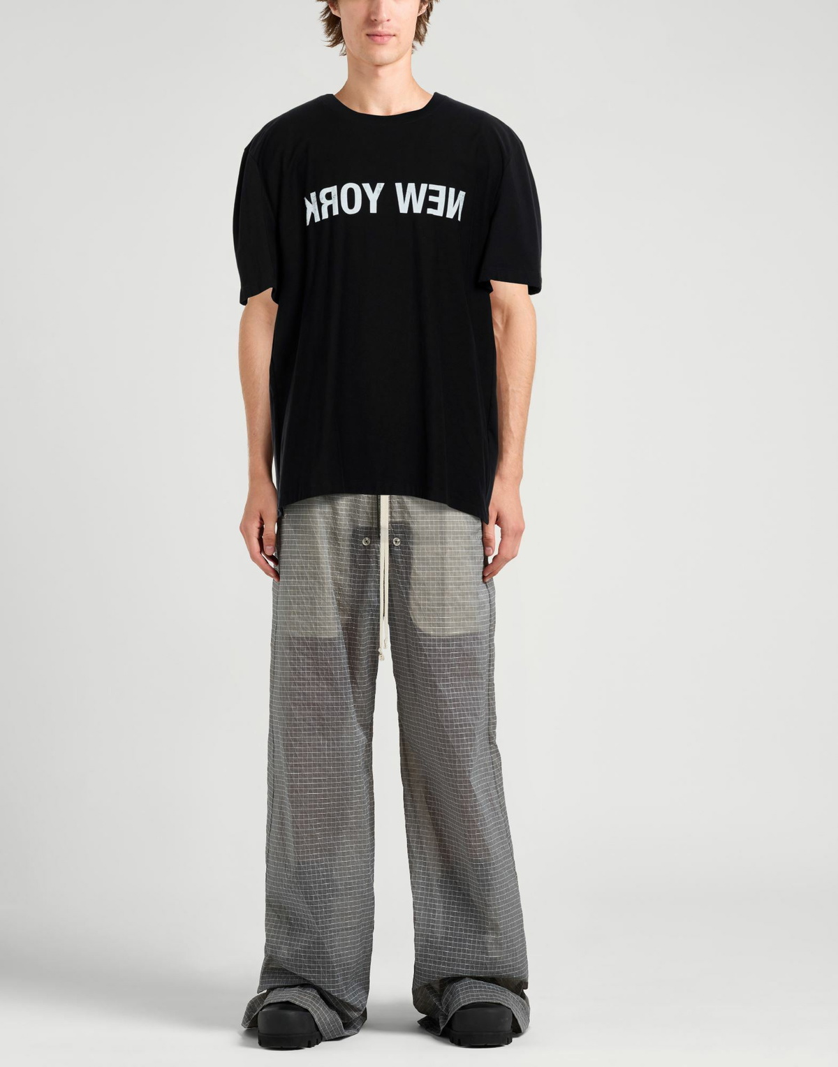 Helmut Lang Mens T-shirt in Black