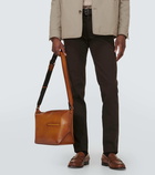 Berluti Toujours Soft Zipped leather messenger bag