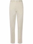 De Petrillo - Tapered Cotton-Blend Twill Suit Trousers - Unknown