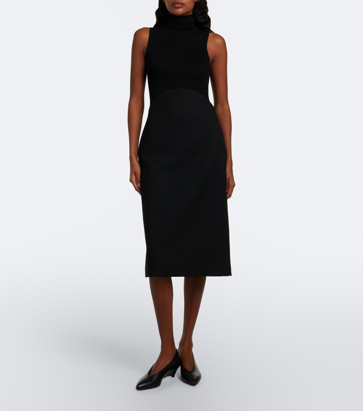 Jil Sander Virgin wool midi skirt
