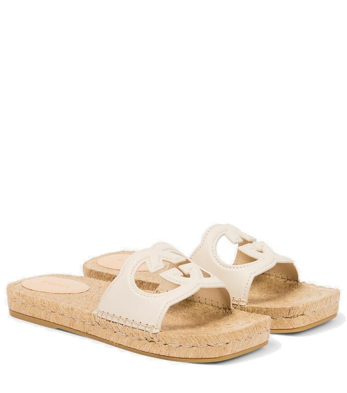 Gucci - Interlocking G leather espadrilles Gucci