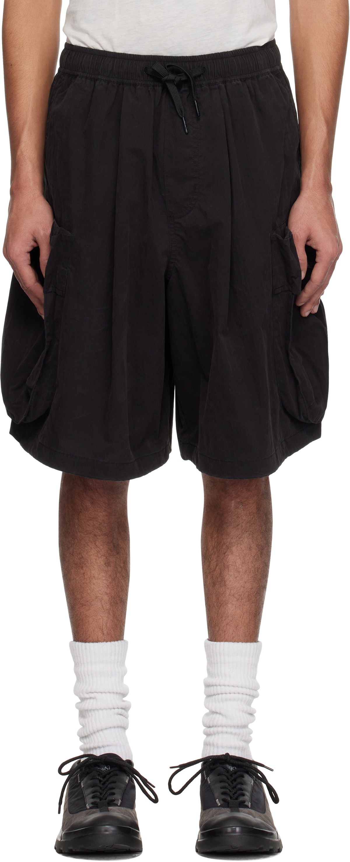 Perks and Mini Black Chow Cargo Shorts