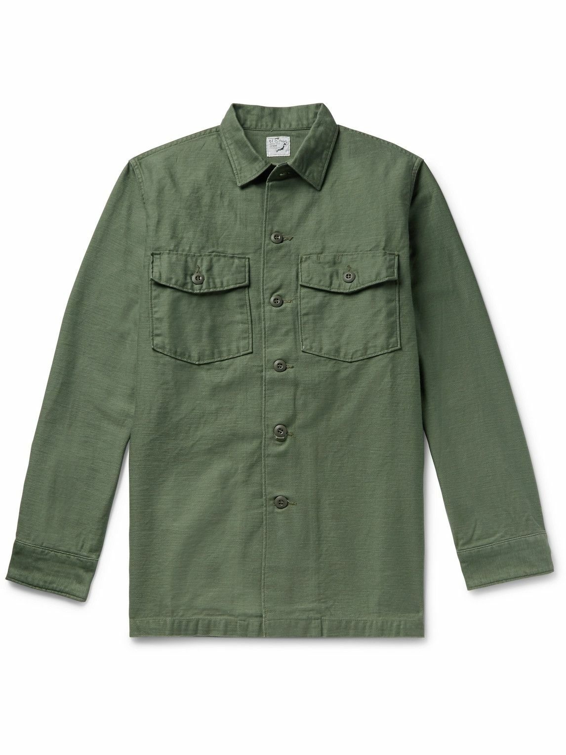 OrSlow - Cotton Overshirt - Green orSlow