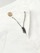 Polo Ralph Lauren - Straight-Leg Linen and Cotton-Blend Shorts - White