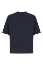 Malo Navy Blue Stretch Cotton T-shirt