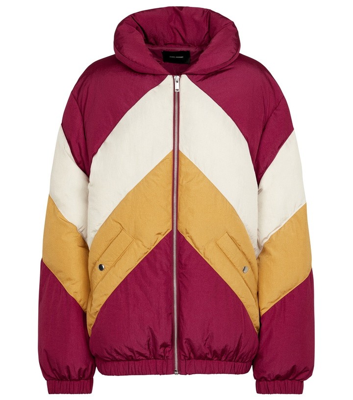 Photo: Isabel Marant - Bacelia colorblocked puffer jacket