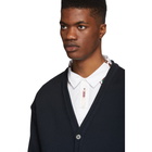 Thom Browne Navy Oversized Cardigan