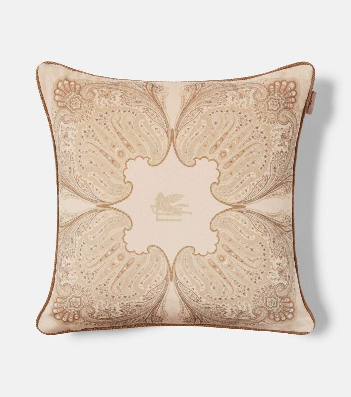 Etro Pegaso paisley cotton velvet cushion