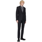 Dries Van Noten Navy Wool Straight Suit